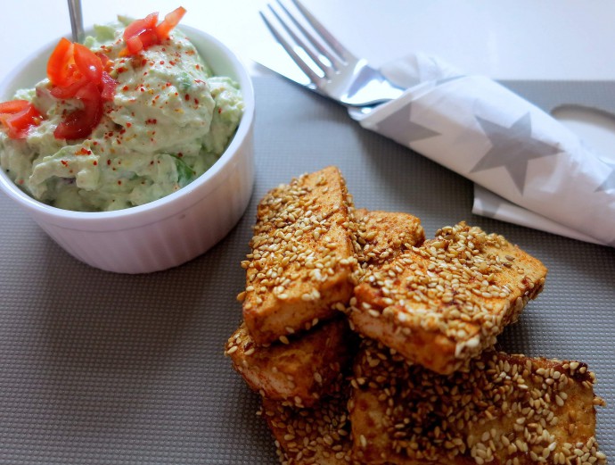 Gebratener Tofu mit Sesam | TwinFit