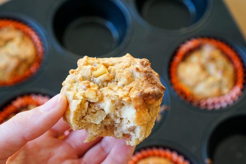 Low Carb Apfel Muffins mit Zimt
