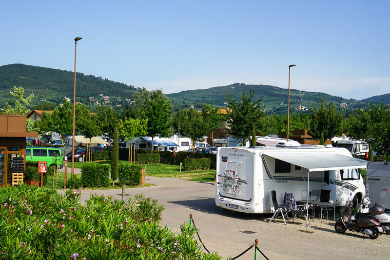 Camping Florenz - Camping in town